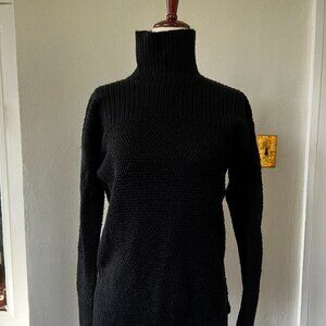 Lululemon Black Ribbed Turtleneck Knit Sweater - Size 4